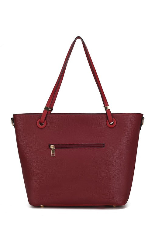 MKF Collection Vallie Color Block Tote bag by Mia
