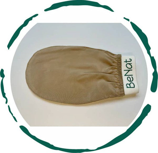 Silk Exfoliating Bath Gloves -Raw Silk